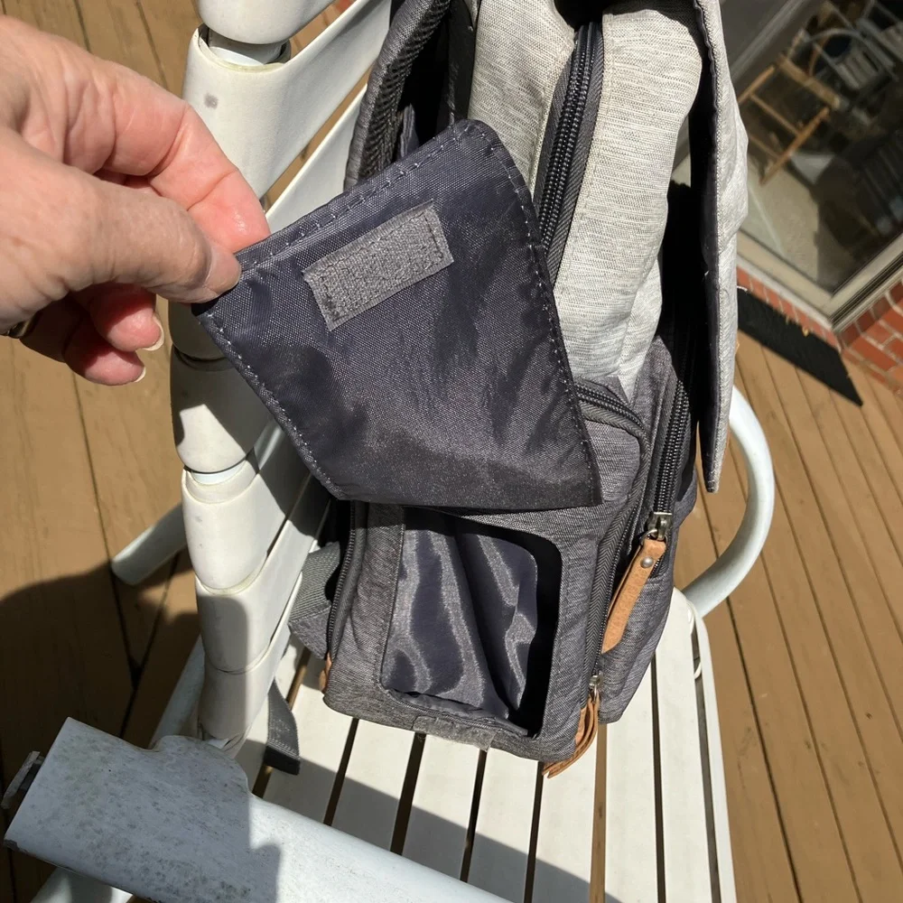 Eddie Bauer Cascade Backpack Diaper Bag. First Adventure.Stroller/shlder straps.